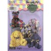 SIMPLICITY 5825 ~ QUILT TEDDY BEAR & BUNNY PATTERN
