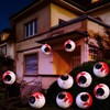 10 Pcs Halloween Eyeball Red Inflatable Eye Ball 12 Inch