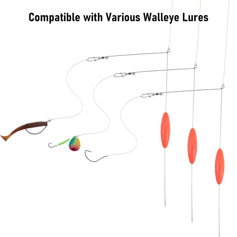 Dr.Fish 4 Pack Bottom Bouncer for Walleye Rigs, Trolling Weight