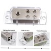 WOFASHPURET 2pcs 4 Audio Splitter Amplifier Power Car Distribution Block