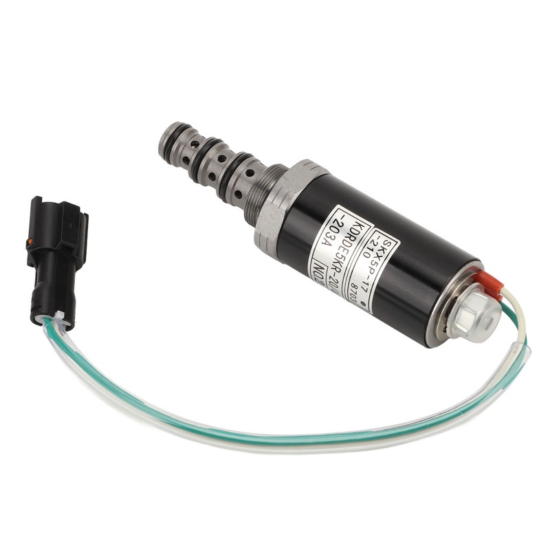 Alloy Steel Excavator Hydraulic Pump Solenoid Valve KDRDE5KR‑20/40C13‑203A for KOBELCO