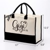 Gigi Canvas Tote Gift, Nana Heart Gift: Pray - Hug