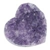 Ipetboom Natural Amethyst Heart Shaped Crystal Stone Decoration Unique Desk