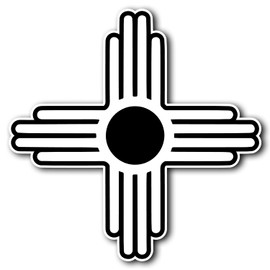 AzQuest New Mexico Flag Symbol Vinyl Decal Sticker Cute Car Decal, Stickers for Cars, Truck, Van, Laptop, and Window | 5.5 inches | AZQ 652