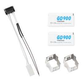 3D Drucker Zubehör Für Bambu Lab P1P/P1S, 24V 48W Keramik Heizelement Mit Thermistor, Präziser Temperatursensor Für Heizblock, Schnelle Aufheizrate, Lange Lebensdauer, Befestigungsclips Inklusive