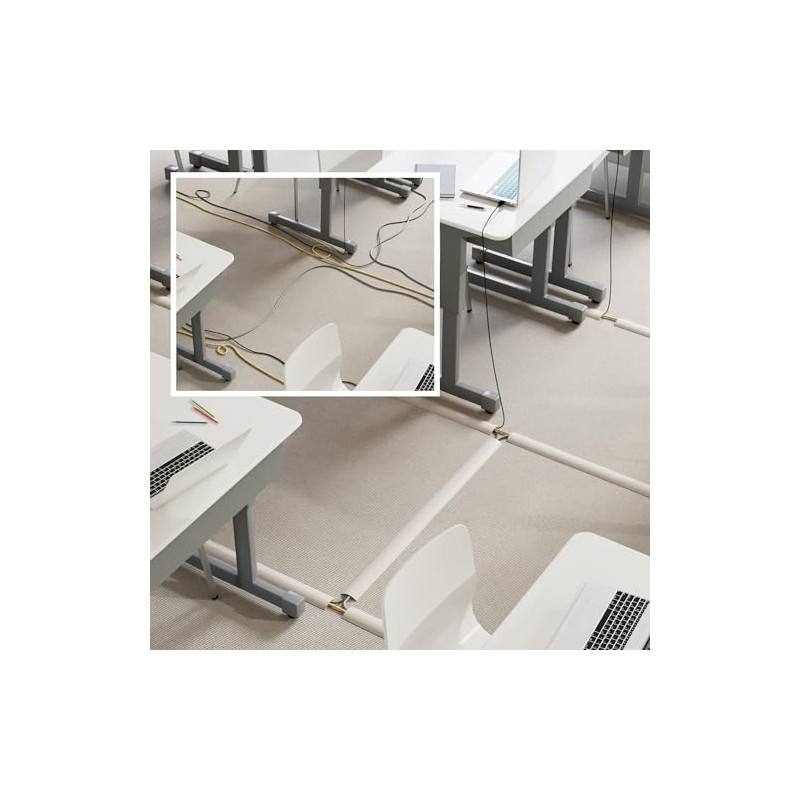 D-Line - Cubierta para cable de piso de 182.88 cm,