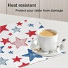 Linen Placemats Set of 6, Table Mats 12 x 18