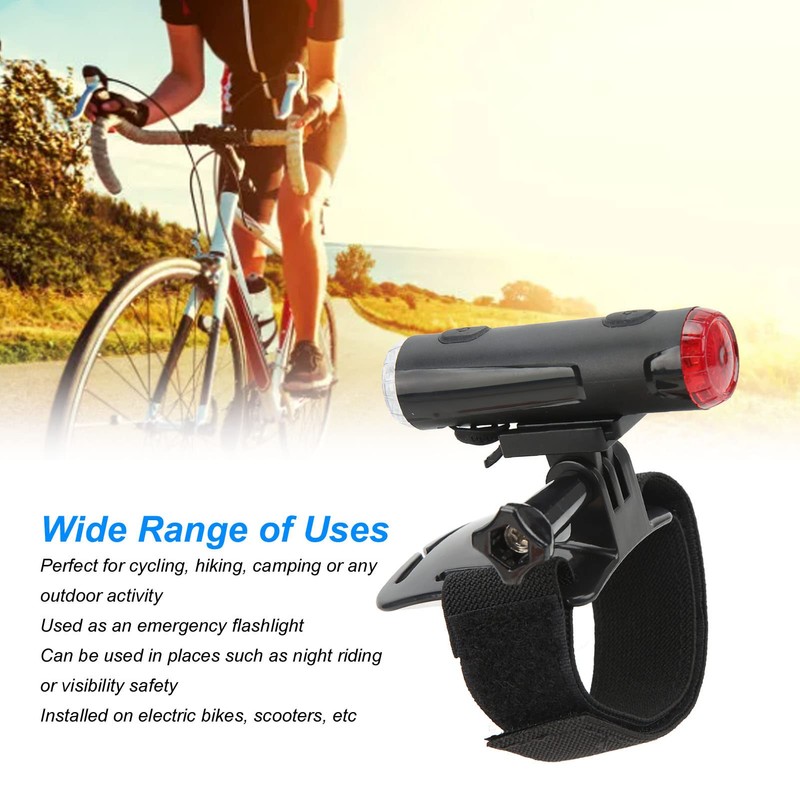 Bike Headlight, Multi Functional Small Helmet Light for Hiking for