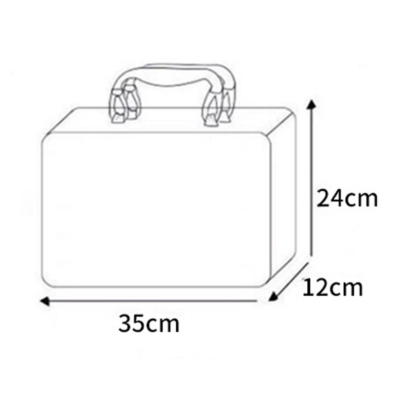 Woven Picnic Box Plastic Rattan Odorless Retro Woven Storage Box