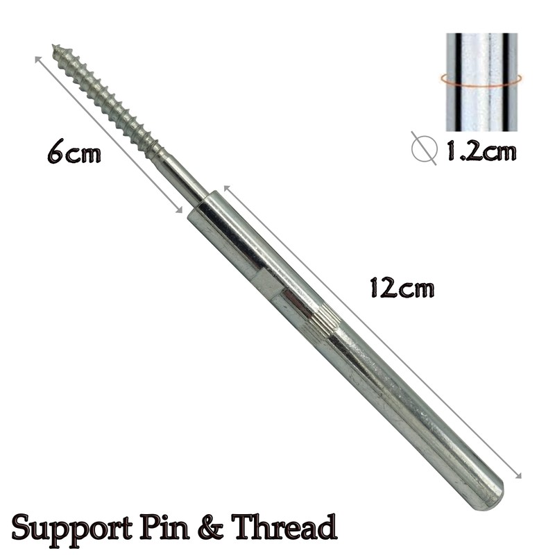 ED Heavy-Duty Conceal Floating Shelf Support Brackets Invisible 12mm Pin