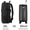 JIAMIAN Large Capacity Travel Bag, Airline Boarding Bag, Short Distance