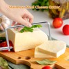Cheese Slicer Cutter Stainless Steel Cheese Slicers with Wire Sturdy
