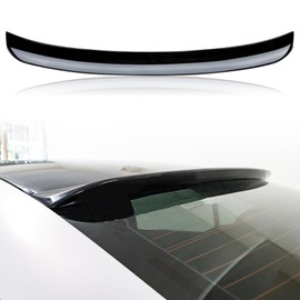 Rolling Gears Q50 Spoiler Compatible with 2014-2024 Infiniti Q50 Q50S Rear Window Spoiler, Gloss Black Rear Roof Spoiler Exterior Body Kit