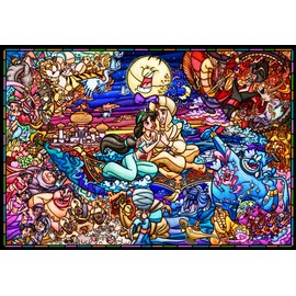 Tenyo DP-1000-029 Aladdin Story Pure White Jigsaw Puzzle (1000 Pieces)