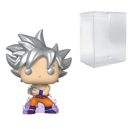 POP! Dragon Ball Super - Goku (Ultra Instinct with Kamehameha) #1211 Exclusive Bundled with Compatible Box Protector Case, C1211