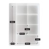 WestonBoxes Crafty Tool Box - Storage Box with Fixed Dividers