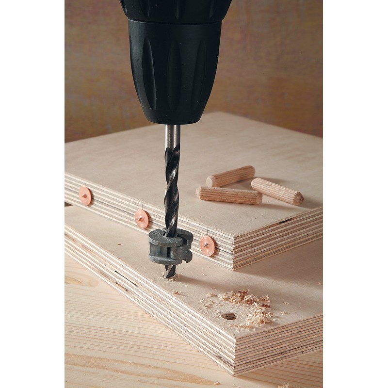 wolfcraft Depth Stop Set, Universal, 4 Pcs. I 2755000 I