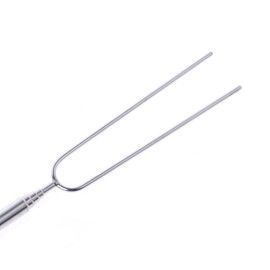 Oilmal BBQ Stick with Anti-scald Wooden Handle Roasting Fork Roaster Telescoping for Outdoor Traveling Camping Small Gadget