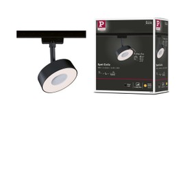 Paulmann 95589 3-Step-Dim Circle URail LED Rail spot 160lm 5W 3000K dimmable 230V Black matt Rail System