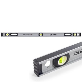 Kapro - 176 MaxPro Magnetic Heavy Duty I-Beam Level - Features Horizontal, Vertical, + 45° Vials, and Dual-View Plumb Site - Aluminum - 48 Inch