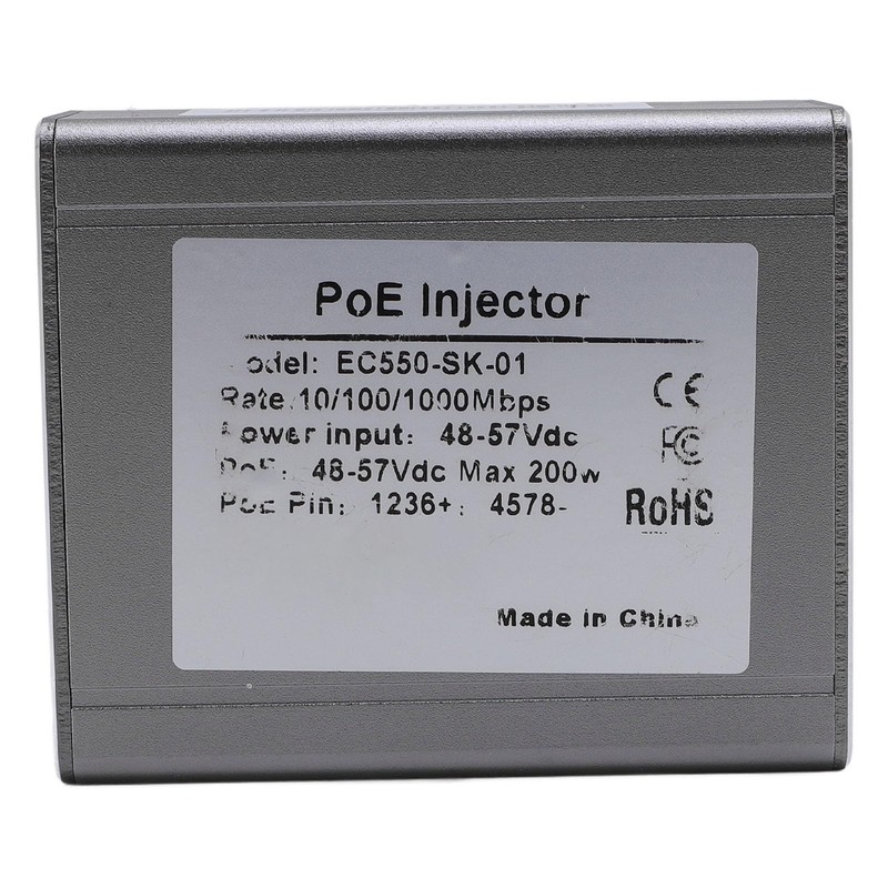 Jectse 200W PoE Gigabit Injector for Gen 3 Dish Antenna