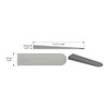 PRO SOURCE Carbon Steel Stock Wedge for Welding, Plumbing, &