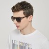 Lee Cooper Men's Polarized Rimmed Sunglasses UV400 Protection