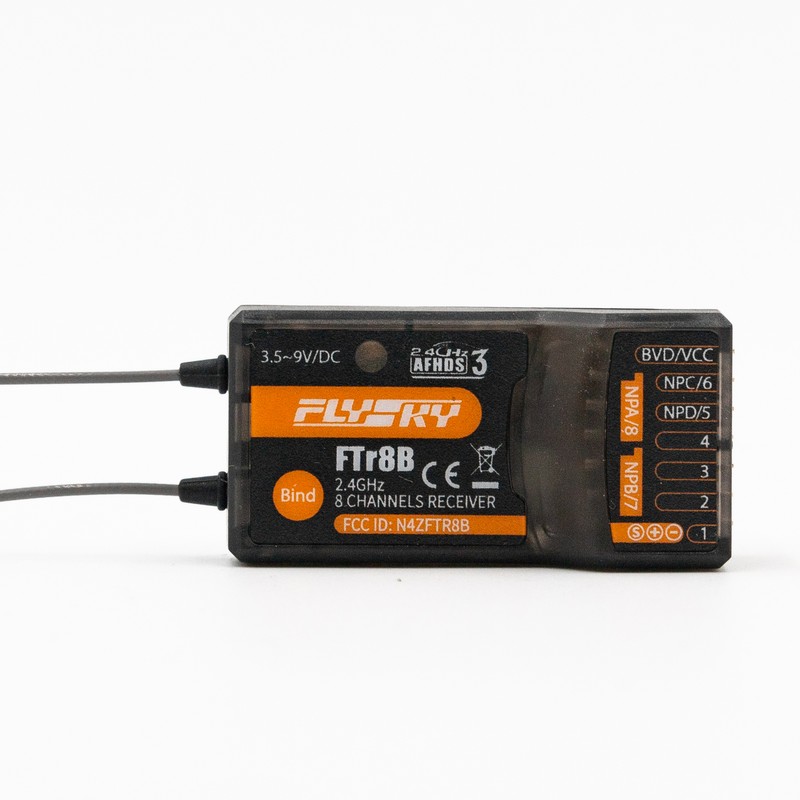 FlySky FTr8B 2.4GHz 8CH Receiver for RC Airplane Helicopter Fixed