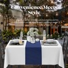Navy Blue 12 Pack Premium Disposable Plastic Table Runner 14