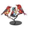 Birds On Branch Craft, Flat Bird Craft Statue for Home