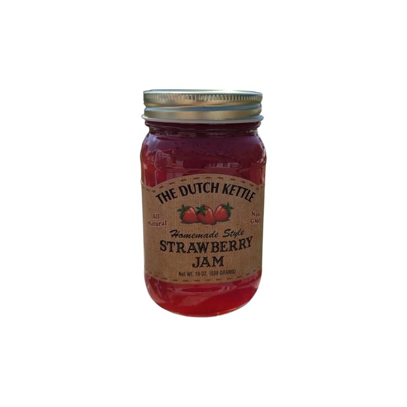 The Dutch Kettle Amish Homemade Strawberry Jam - One (18
