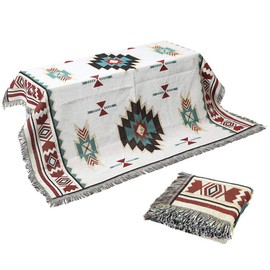 Multi-Cover, Scandinavian Style, Sofa Cover, Blanket, Sofa Mat, Stylish, Fringe, 2 Seater, Cotton, Blanket, Native Tablecloth, Table Cover, Bath Mat, Table, Multi-Cloth, Washable, Multi-functional, Carpet, Geometric Pattern, Double-sided, Large, All Seas