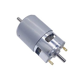 Xuulan Xianglaa-Motor High Power Low Noise Electronic Component Motor, 775 Double Ball Bearing Large Torque Double Output Shaft,