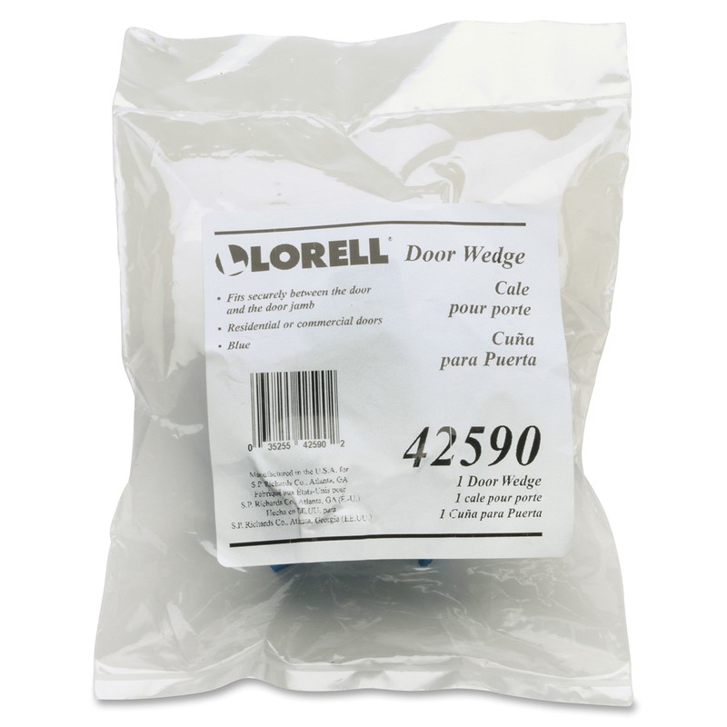 Lorell LLR42590 Door Wedge, Blue