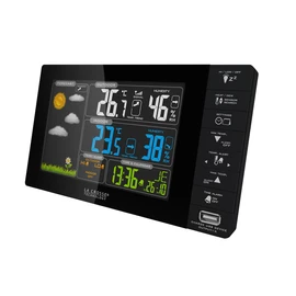 La Crosse Technology Weather Station-BLA WS6827 Screen English Color Black