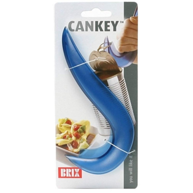 Brix Cankey Ring Tin Opener Blue Transparant
