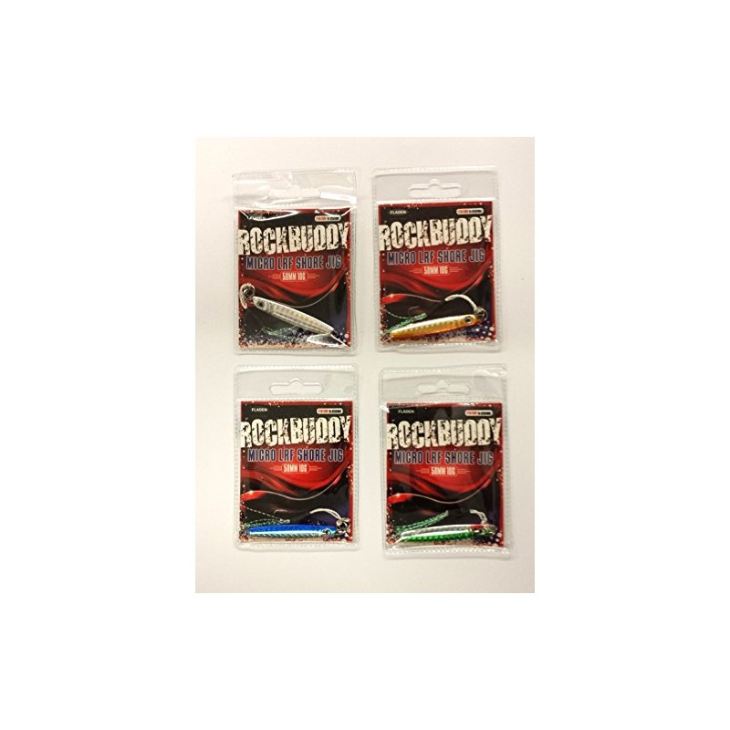4 Assorted Micro LRF (Light Rock Fishing) Shore Jigs With