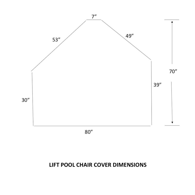 Made in USA Heavy-Duty Pool Lift Chair Cover – Waterproof,