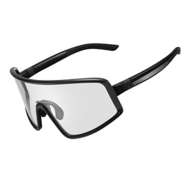 Rock Bross UV 400 Dimmable Sunglasses, Sports Sunglasses, Fogproof, Bicycle, Road Bike, Sports, Eyewear Ultra Lightweight, 0.9 oz (26 g), Mountain Climbing, Tennis, Fishing, 5 Seconds Color Changing