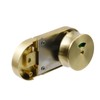 Chinflly Vacant Occupied Bathroom Lock,Indicator Door Lock Indicating DeadBolt for