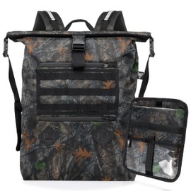 Xtreme Sight Line ~ AQUA RT Large Water-Proof Faraday Backpack/Small LITE Faraday Bag Combo ~ Tracking/Hacking Defense ~ Backwoods Camo