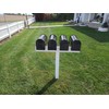 Handy Post 4L 42-in x 45-in White Vinyl Mailbox Post
