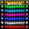 AMBER 8 POD 2 STRIP LED Universal Motorcycle Accent Neon