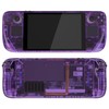 eXtremeRate Custom Faceplate Back Plate for Steam Deck LCD, Clear
