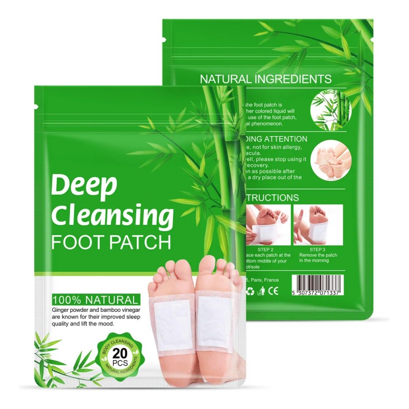 Parches Detox Pies + Limpieza Natural Noche | Kit 60