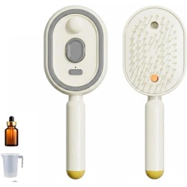 Cepillo Eléctrico El Cabello Con Pulverizador Masaje Neblina