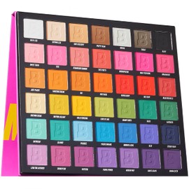 BEAUTY BAY Bright Matte 42 Piece Colour Eyeshadow Palette - Highly Pigmented - Ultimate Colourful Rainbow Finish - Makeup Products - Vegan Gifts for Women - PETA Certified Cruelty-Free