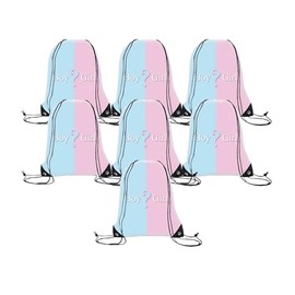 Snogisa 7 Pcs Thank You Gift Drawstring Bags,for Weddings,Birthdays,Christmas,Baby Showers,Party Gifts(baby show)