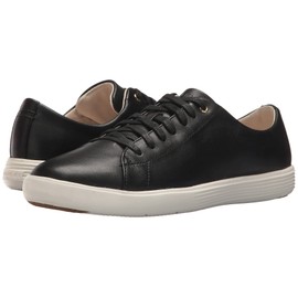 Cole Haan Womens Grand Crosscourt II Black Leather/White 8.5 B - Medium