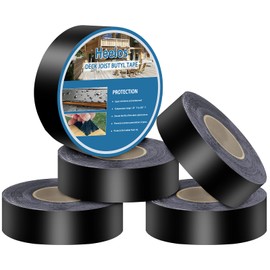 Heelos Butyl Joist Deck Tape for Decking 1-5/8"×50,5 Pack Weather-Resistant Deck Joist Tape Waterproof Flashing Tape, Self-Adhesive Joist Tape Decking for Wood Decks Joist Beams Roof